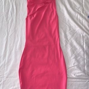 Pink bodycon dress